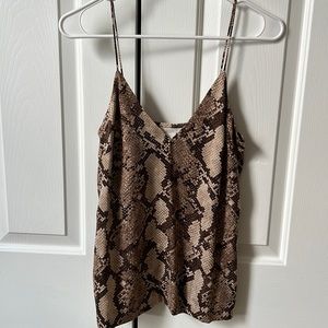 H&M snake print blouse
